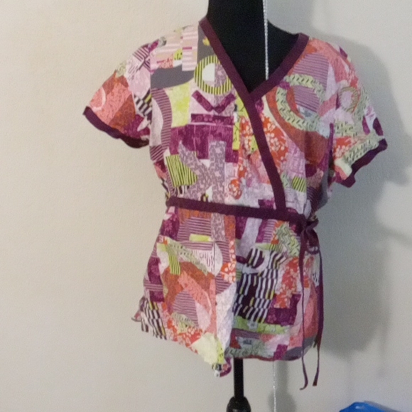 Koi By Kathy Peterson Tops Koi By Kathy Peterson Womens Scrub Top